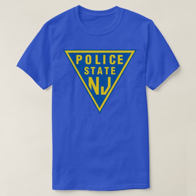 CAMISETA POLÍCIA ESTADO NJ (Frente do Design)