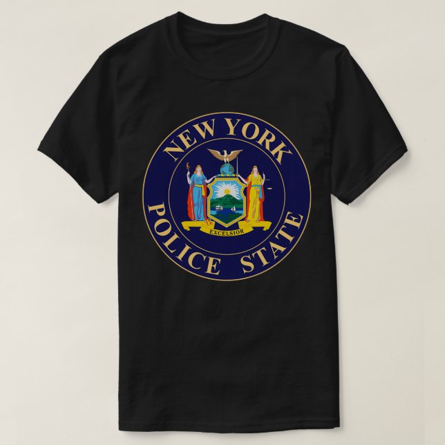 CAMISETA POLÍCIA ESTADO NY (Frente do Design)