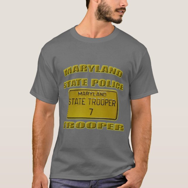Camiseta Polícia Estadual de Maryland 2 (Frente)