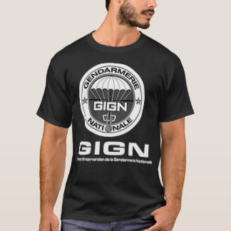 Camiseta Polícia Francesa Gendarmerie GIGN Tshirt