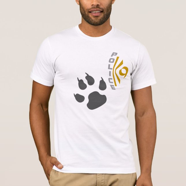 Camiseta Polícia K9 - Pata (Frente)