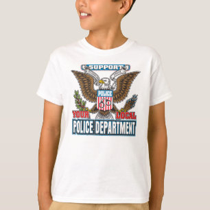 Camiseta Polícia local de apoio