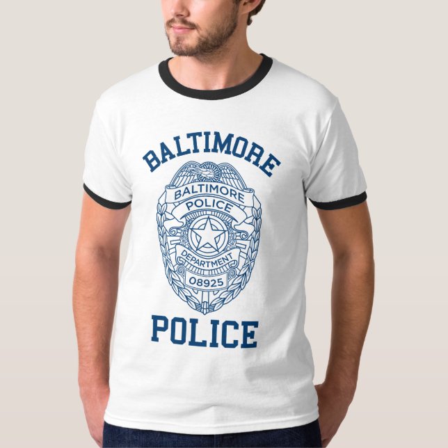 Camiseta Polícia Maryland de Batimore (Frente)