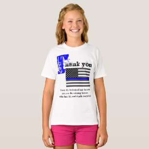 CAMISETA POLÍCIA, OBRIGADO