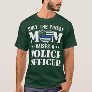 Camiseta Polícia Orgulhosa Mãe Policial Mãe Oferece Thin Bl