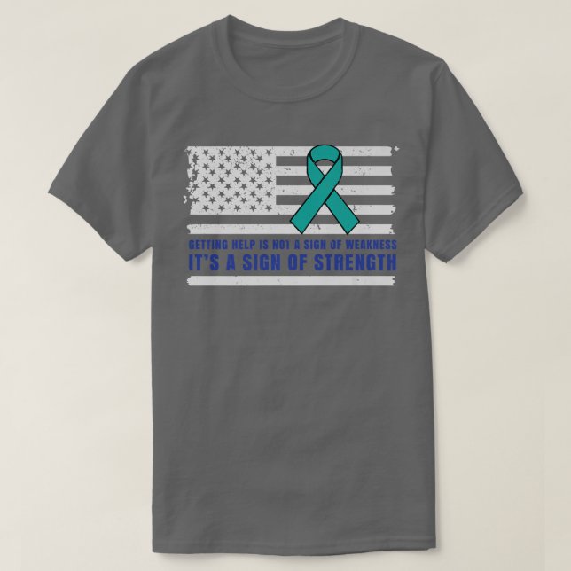 Camiseta Polícia Ptsd Consciência Polícia Saúde Mental (Frente do Design)