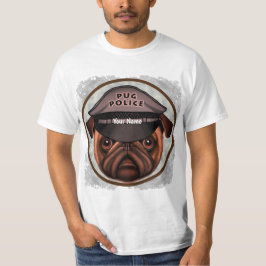 Camiseta Polícia Pug