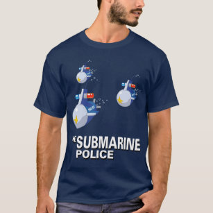 Camiseta Polícia submarina
