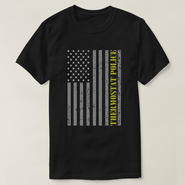 Camiseta Polícia termostática (Frente do Design)