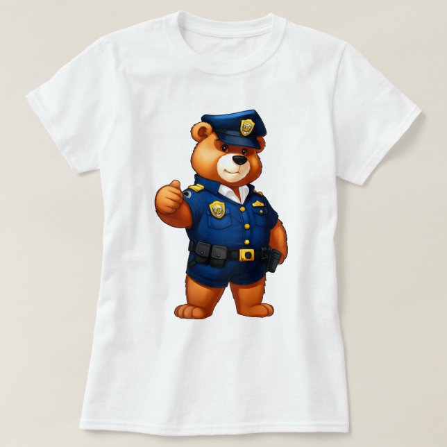 Camiseta Polícia Ursos (Frente do Design)