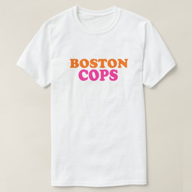 Camiseta Policiais de Boston (Frente do Design)