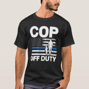 Camiseta Policiais de Polícia de Segurança de Serviço