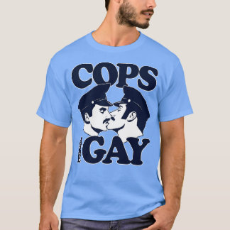Camiseta Policiais são pinos de Gay