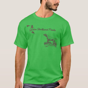 Camiseta Policial alemão Shorthired Caça 2