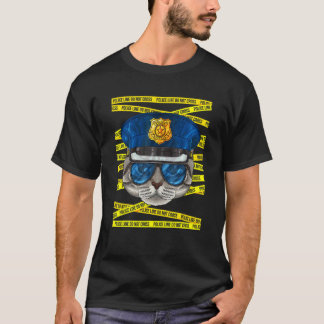 Camiseta Policial American Shorthair Gato Policial   Poli