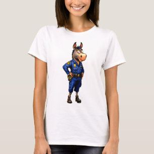 Camiseta Policial Burro