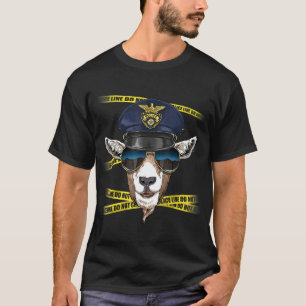 Camiseta Policial de Captura Polícia Polícia Cena de Caprin