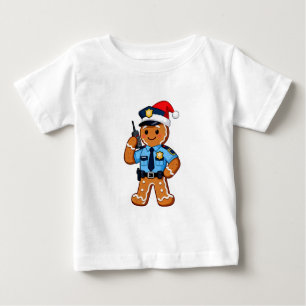 Camiseta Policial de Pão de Mel Natal 2026 Feriado