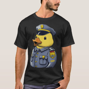 Camiseta Policial de Pato de Borracha Costume Cute Duckie
