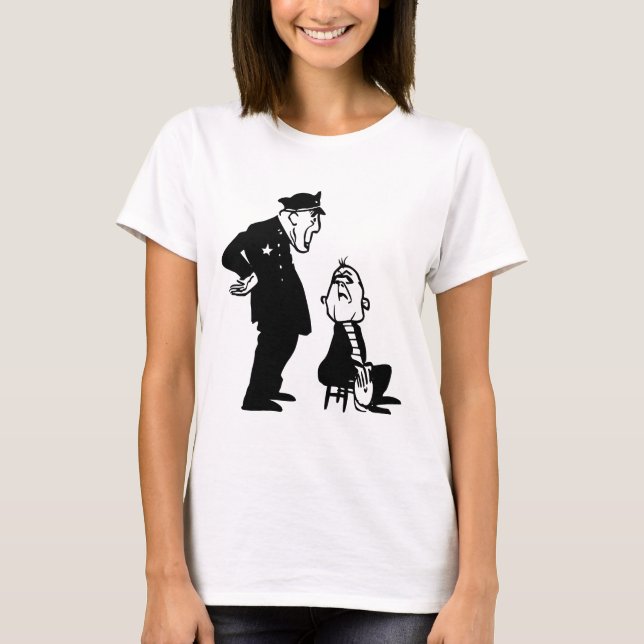 Camiseta Policial e ladrão (Frente)