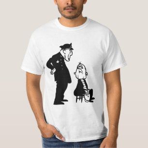 Camiseta Policial e ladrão