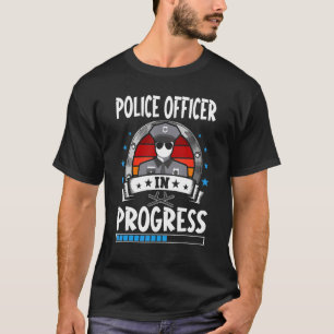 Camiseta Policial Em Andamento Estudante