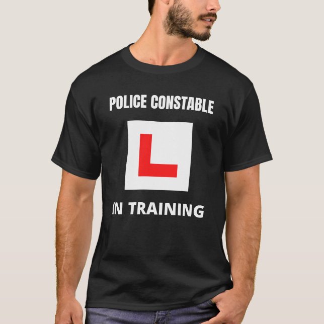Camiseta Policial em treinamento (Frente)