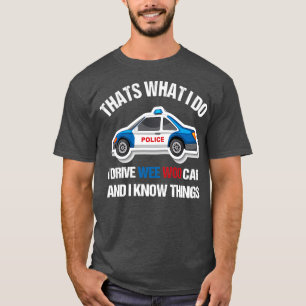 Camiseta Policial Engraçado Presente Para Polícia Policial