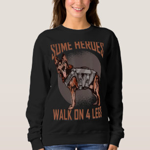 Camiseta Policial K9 Oficial Canine Handler Shephe Alemão