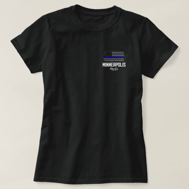 Camiseta Policial Minneapolis Dut (Frente do Design)