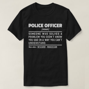 Camiseta Policial Noun Polícia Humor Cote