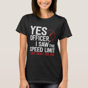 Camiseta Policial Speeding - Para Entusiastas De Carro, Amp