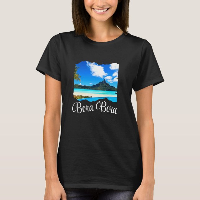 Camiseta Polinésia Francesa Bora Bora (Frente)