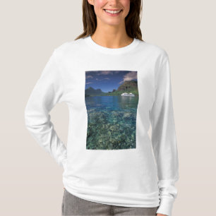 Camiseta Polinésia Francesa, Moorea. Baía de Cooks. Navio d