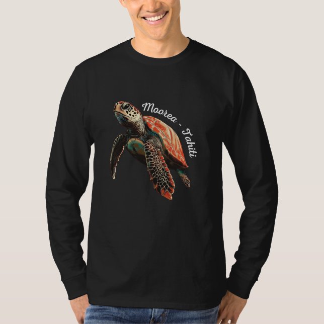 Camiseta Polinésia Francesa Moorea Taiti (Frente)