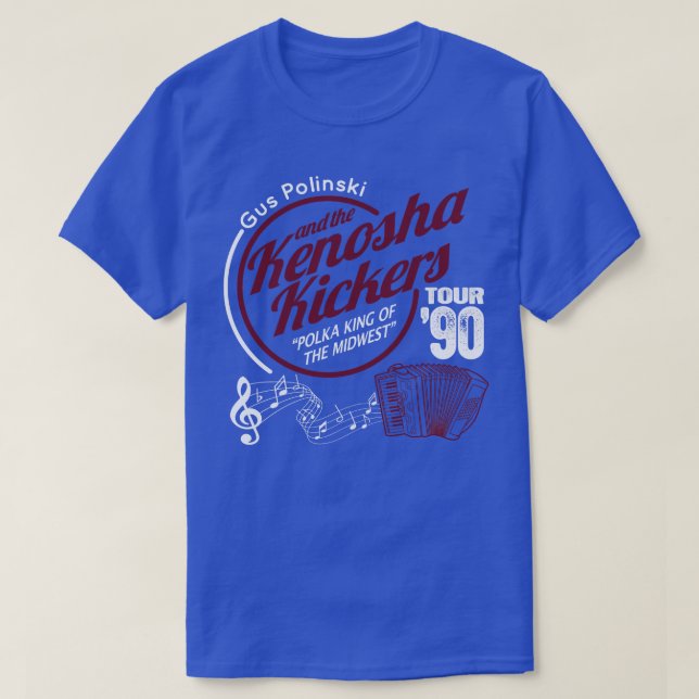 Camiseta Polinski e o Pino Kickers Kenosha (Frente do Design)