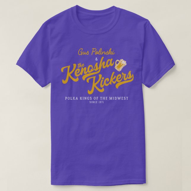 Camiseta Polinski O Kenosha Kickers O Rei Polka (Frente do Design)