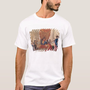 Camiseta Poliphilus que ajoelha-se antes da rainha