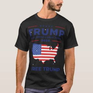 Camiseta Polit de Apoio Republicano do American Free Donald