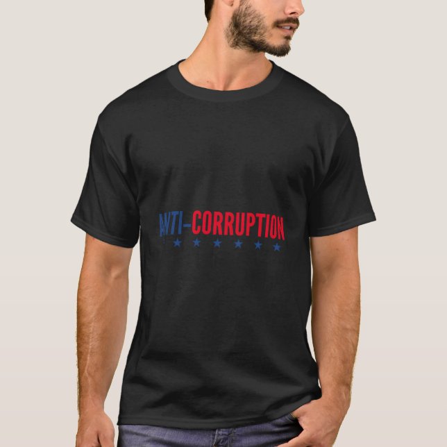 Camiseta Política Anti-Corrupção (Frente)