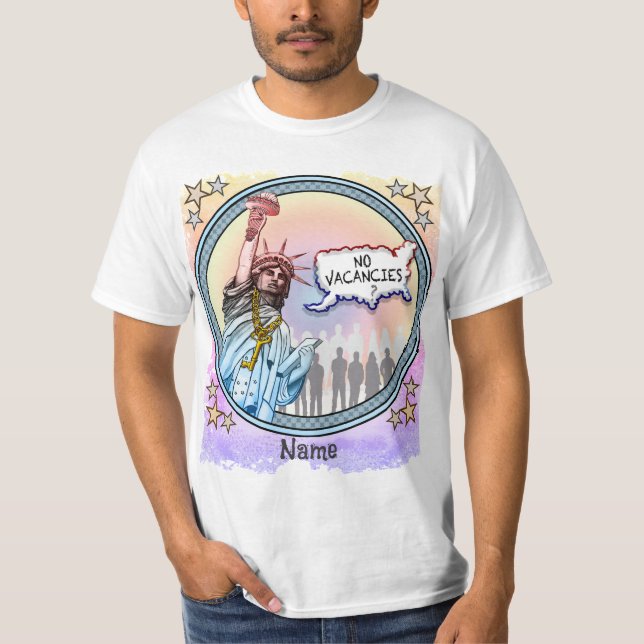 Camiseta política imigração (Frente)