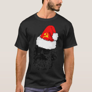 Camiseta Política Karl Mar Papai noel Socialismo Feio