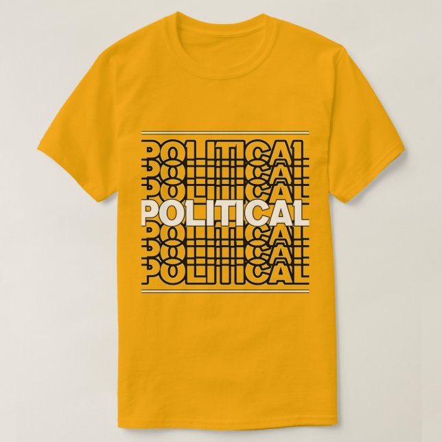 Camiseta "Político" (Frente do Design)