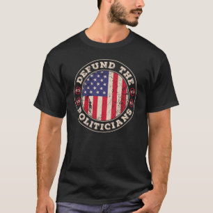 Camiseta Políticos Defensores Corretos Patrioticamente da 