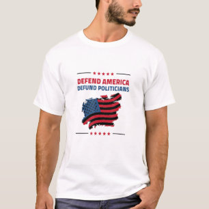 Camiseta Políticos defensores da liberdade política liberal