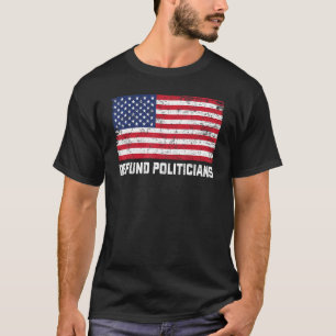 Camiseta Políticos defensores Liberdade Bandeira Americana