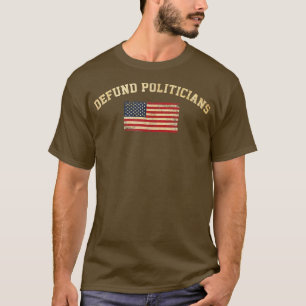Camiseta Políticos defensores Liberdade Bandeira Americana