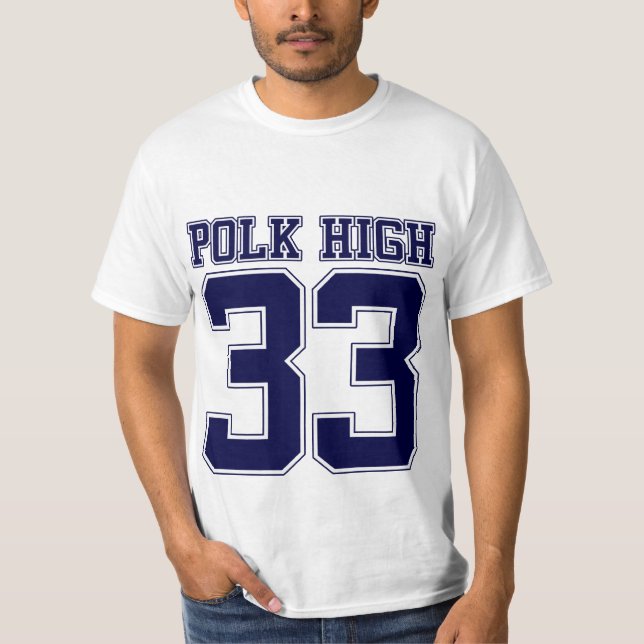 Camiseta Polk Bundy alto 33 (Frente)