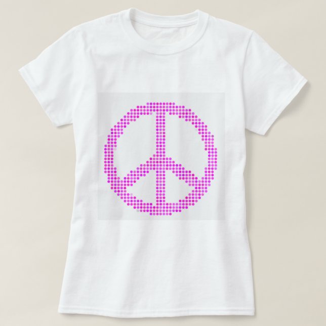 Camiseta Polka Peace (Frente do Design)