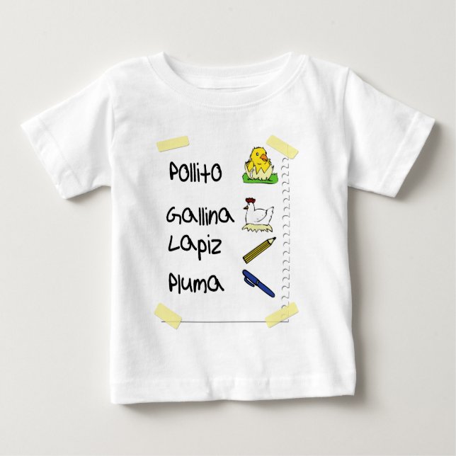 Camiseta pollito / galinha (Frente)